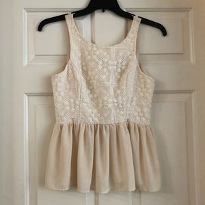 Francesca’s Peplum Top